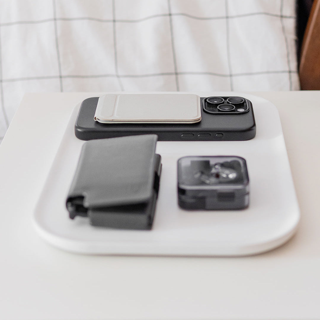 Japandi Catchall Tray | White