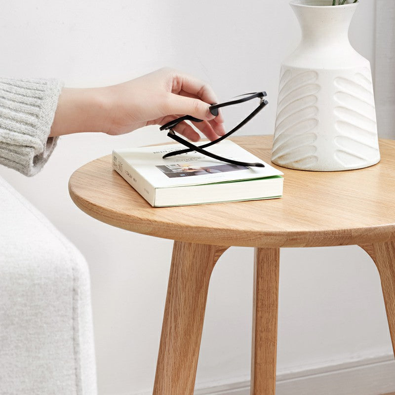 Table d'appoint | Chêne blanchi à la chaux