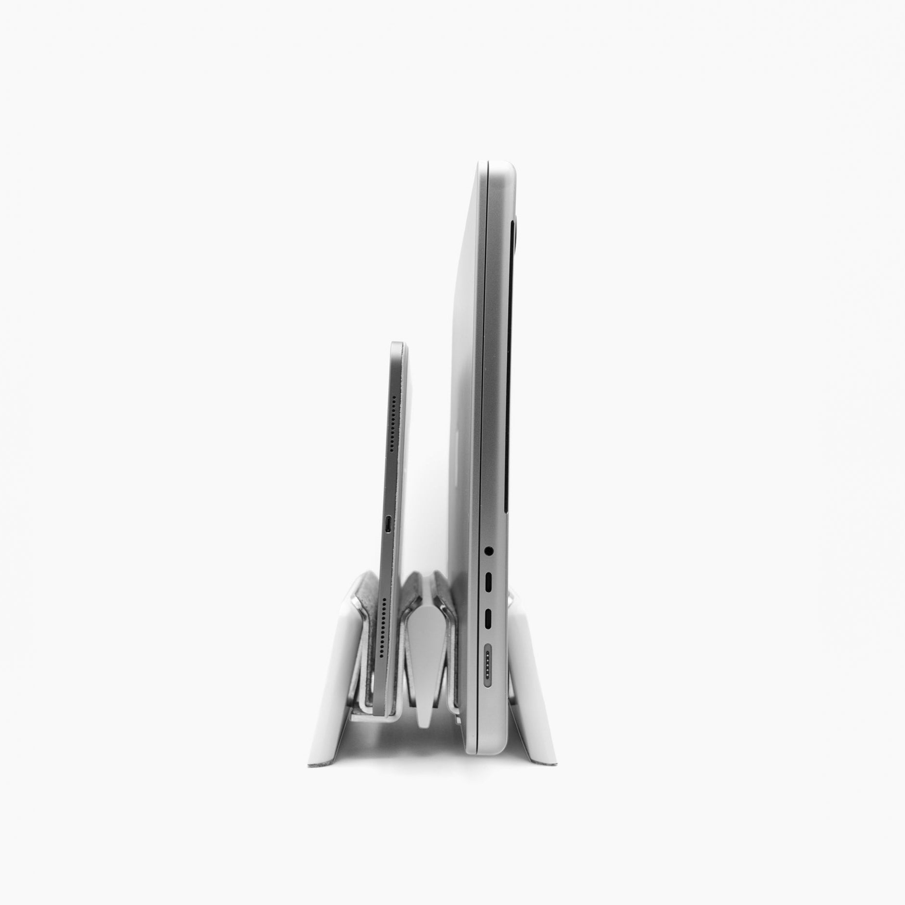 Support vertical pour ordinateur portable | Blanc