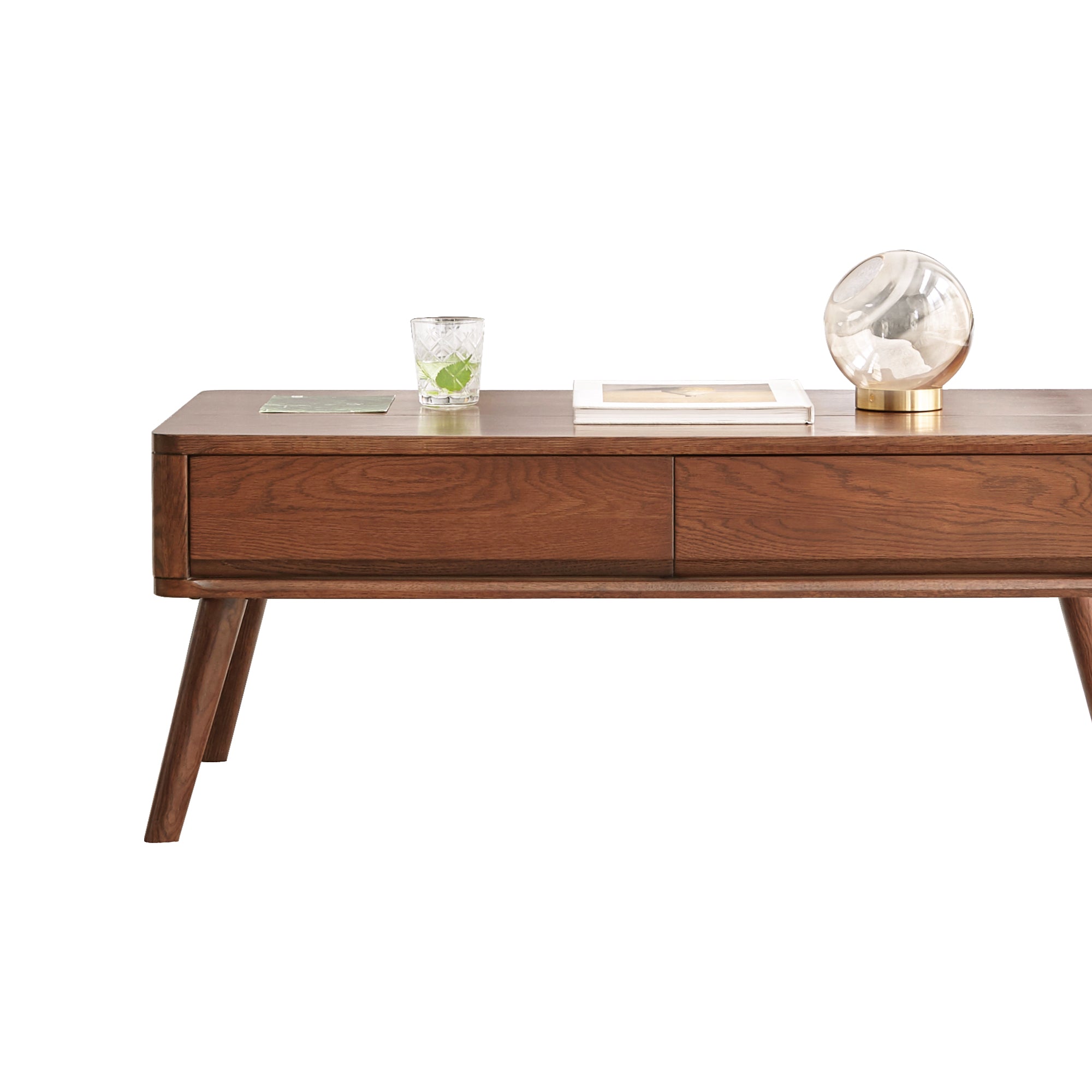 Japandi Solid Walnut Coffee Table - Raico Store